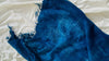 Vintage Indigo African Fringe Shawl & Wrap. Mossi - Aadya Bazaar