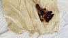 Vintage African Fringe Shawl & Wrap with Silk Tassel Belt. Mossi