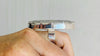 Rainbow Moonstone Ring. Oversized. Botanicals. Gorgeous. Size 6.25