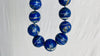 Lapis Lazuli Long Beaded Necklace. - Aadya Bazaar