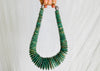 Guatemalita Jade Necklace. Graduated Disks Necklace. Guatemalan.