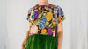 Vintage Guatemala Huipil Dress. Silk Velvet. Chichicastenango.