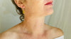 Amber & Silver Earrings. Sterling Silver. 0277