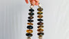 Huge Graduated Amber Beaded Necklace. Dramatic and Gorgeous!