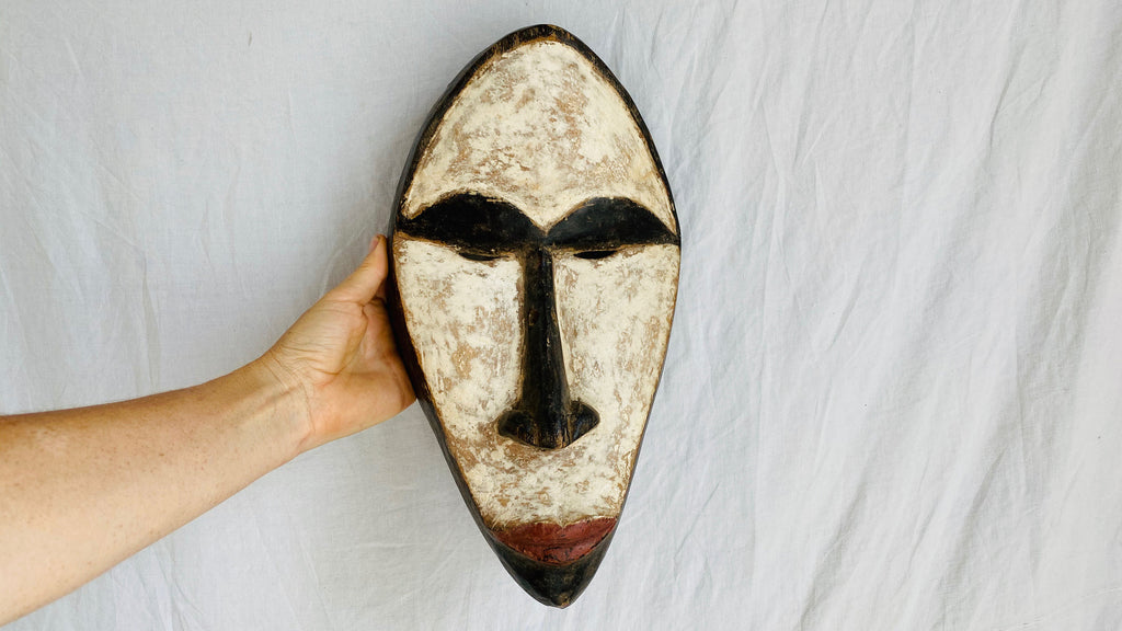 Kwele Mask. Gabon Africa . African Mask.