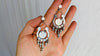 Vintage Oaxacan Silver Earrings. Mexico. Frida Kahlo - Aadya Bazaar
