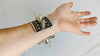 Hmong Kuchi Spike Cuff Bracelet PAIR. Punk Goth Boho.