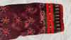Vintage Balochi Hand-Embroidered Satin Dress. XS-S - Aadya Bazaar