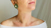 Imperial Jade Earrings. Guatemalan Jade & Sterling Silver. 0316