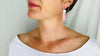 Rhodochrosite Earrings. Santo Domingo Pueblo - Aadya Bazaar