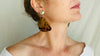 Taxco Sterling & Amber Drop Earrings. 0166