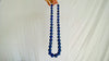 Lapis Lazuli Long Beaded Necklace.