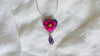 Alebrije Heart & Antique Pearl Choker Necklace. Oaxaca, Mexico. - Aadya Bazaar