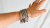 Antique Silver Berber Bangles. Set. Sterling