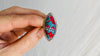 Hmong Silk Embroidered Ring. Adjustable