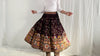 Vintage Rabari Long Embroidered Skirt. Hand Embroidered. 0489
