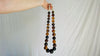 Huge Amber Beaded Necklace. Graduated Spheres. Dramatic and Gorgeous! - Aadya Bazaar