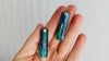 Chrysocolla and Sterling Silver Earrings. Atelier Aadya.