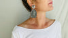Virgin of Guadalupe Earrings. Sterling Silver. Mexico. Southwest.