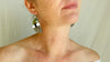 Santo Domingo Pueblo Shell and Stone Mosaic Earrings. Native American