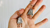 Vintage Uzbek Bukhari Earrings. Silver & Coral. 0078
