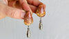 Picasso Jasper Earrings. Monte Alban Bells Sterling Silver. 0409