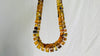 Amber Heishi Beaded Necklace. Puca. Mexican Amber - Aadya Bazaar