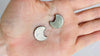 Pyrite Flat Hoop Earrings. Atelier Aadya - Aadya Bazaar