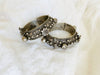 Pair Antique Silver Berber Bangles. Exquisite! Sterling