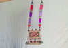 Balochi Nawa Glass Inlay Necklace.
