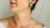 Guatemalita Earrings. Sterling Silver Posts