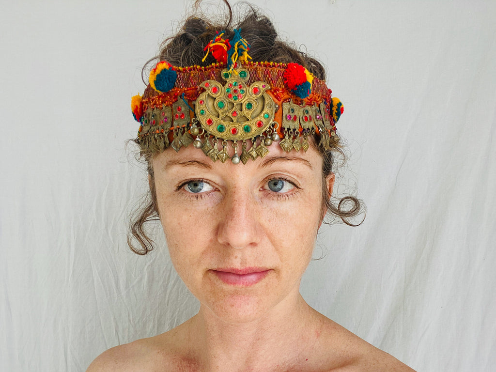 Gorgeous Kuchi Beaded Headdress