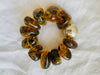 Amber Beaded Bracelet. Taxco Sterling Bead. Chunky - Aadya Bazaar