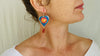 Alebrije Heart Painted Earrings. Atelier Aadya - Aadya Bazaar