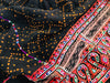 Vintage Rabari Wool Shrug. Embroidered, Mirrorwork