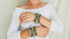 Hmong Kuchi Spike Cuff Bracelet PAIR. Punk Goth Boho.