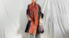 Vintage Hmong Indigo Wrap Shrug. Indigo Batik, Embroidered, Applique. Repurposed