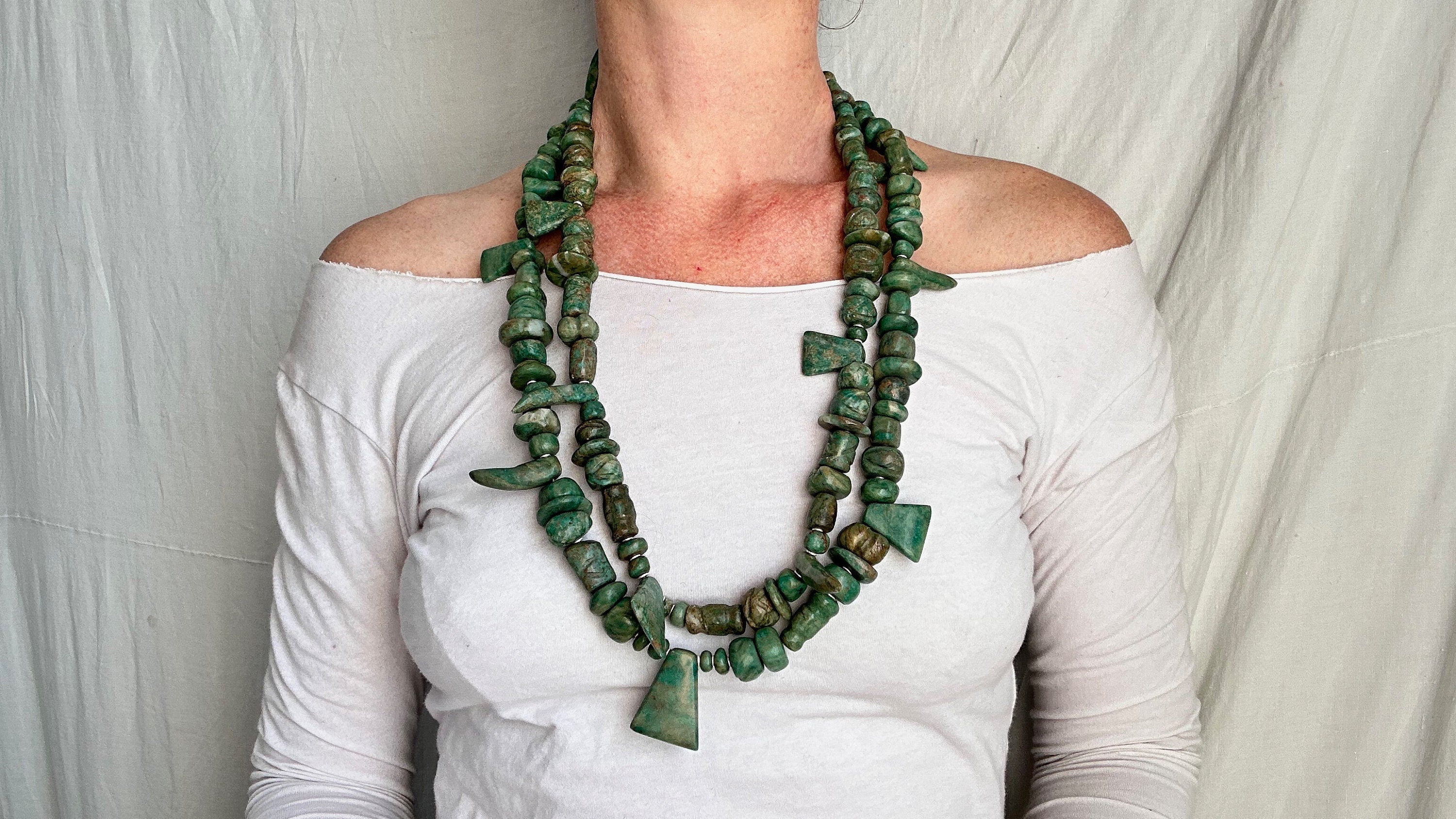 Mayan shop jade necklace