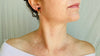 Amber Post Earrings. Sterling Silver. Atelier Aadya