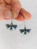 Taxco Silver Earrings. Nazca Hummingbirds. - Aadya Bazaar