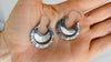 Oaxacan Hoop Earrings. Arracadas. Sterling Silver. Mexico. Frida Kahlo
