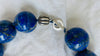Lapis Beaded Necklace. Huge Spheres. 0055