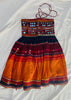 Banjara Sundress. Tribal. S-M. Mirrorwork. Embroidered. Rayon & Silk - Aadya Bazaar
