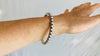 Pearl & Sterling Silver Bangle. India