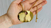 Gold Plated Tribal Pendant. Gold Plated Silver. Columbia Nose Ornament