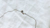 Amber Flower Pendant on a Silver Chain. Snake Chain. Atelier Aadya. 0182 - Aadya Bazaar