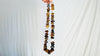 Long Amber & Silver Necklace. Chunky. Southwest Style.