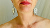 Sterling Silver Tribal Earrings. India