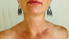 Vintage Oaxacan Filigree Earrings. Sterling Silver & Pearl. Mexico. Frida Kahlo