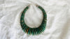 Guatemalita Jade Necklace. Graduated Disks Necklace. Guatemalan. - Aadya Bazaar